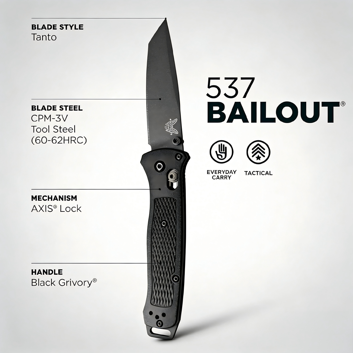 BM 537 Folding Tool -Precision, Power &Everyday Strength